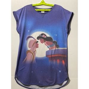 Disney Aladdin and Jasmine Nightshirt for Women Size M/L